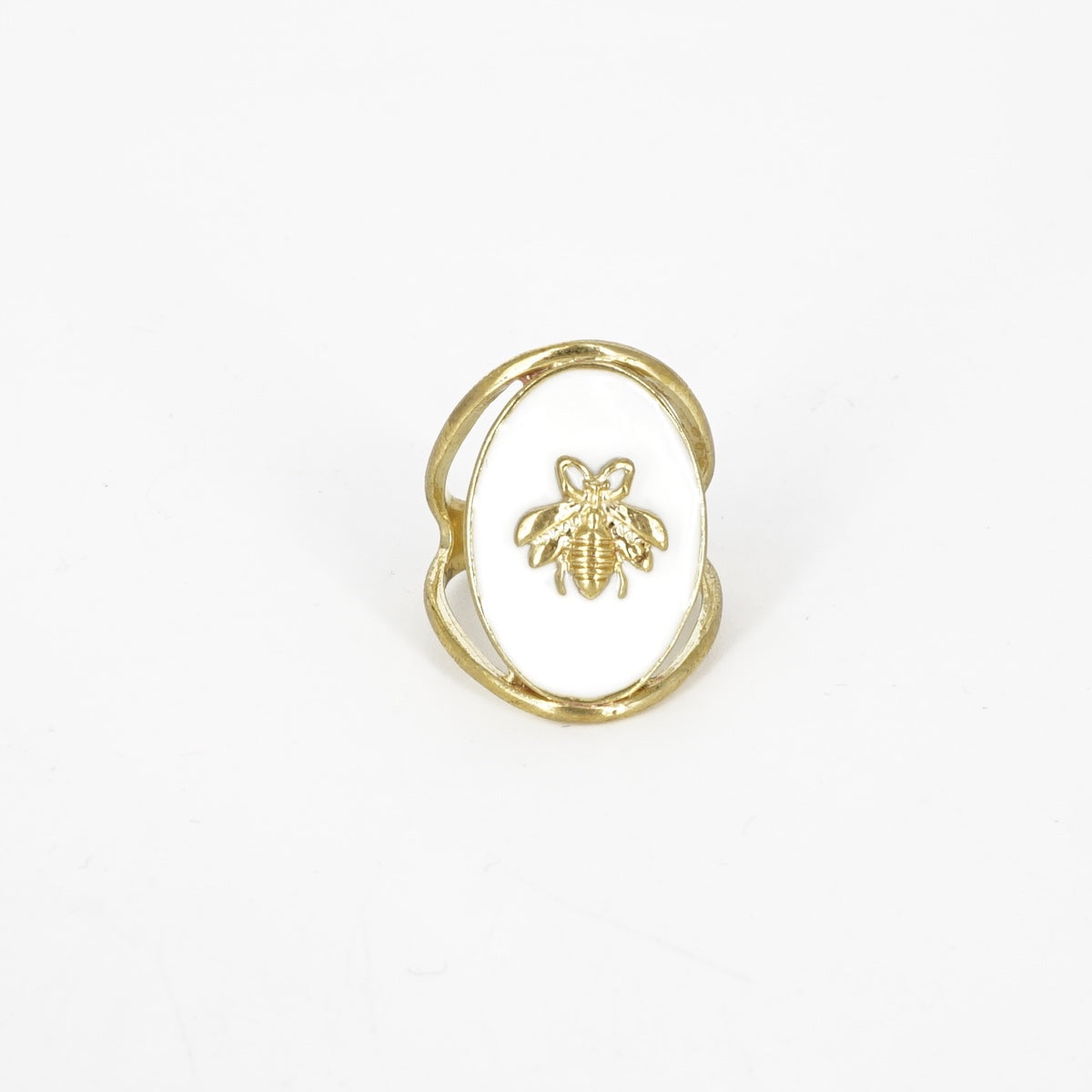 ANELLO APE CAMMEO BIANCO ANELLO APE CAMMEO BIANCO MONDO E COLORI 