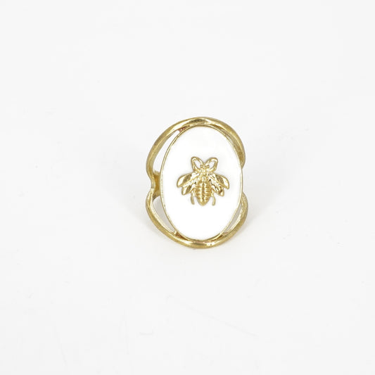 ANELLO APE CAMMEO BIANCO ANELLO APE CAMMEO BIANCO MONDO E COLORI 