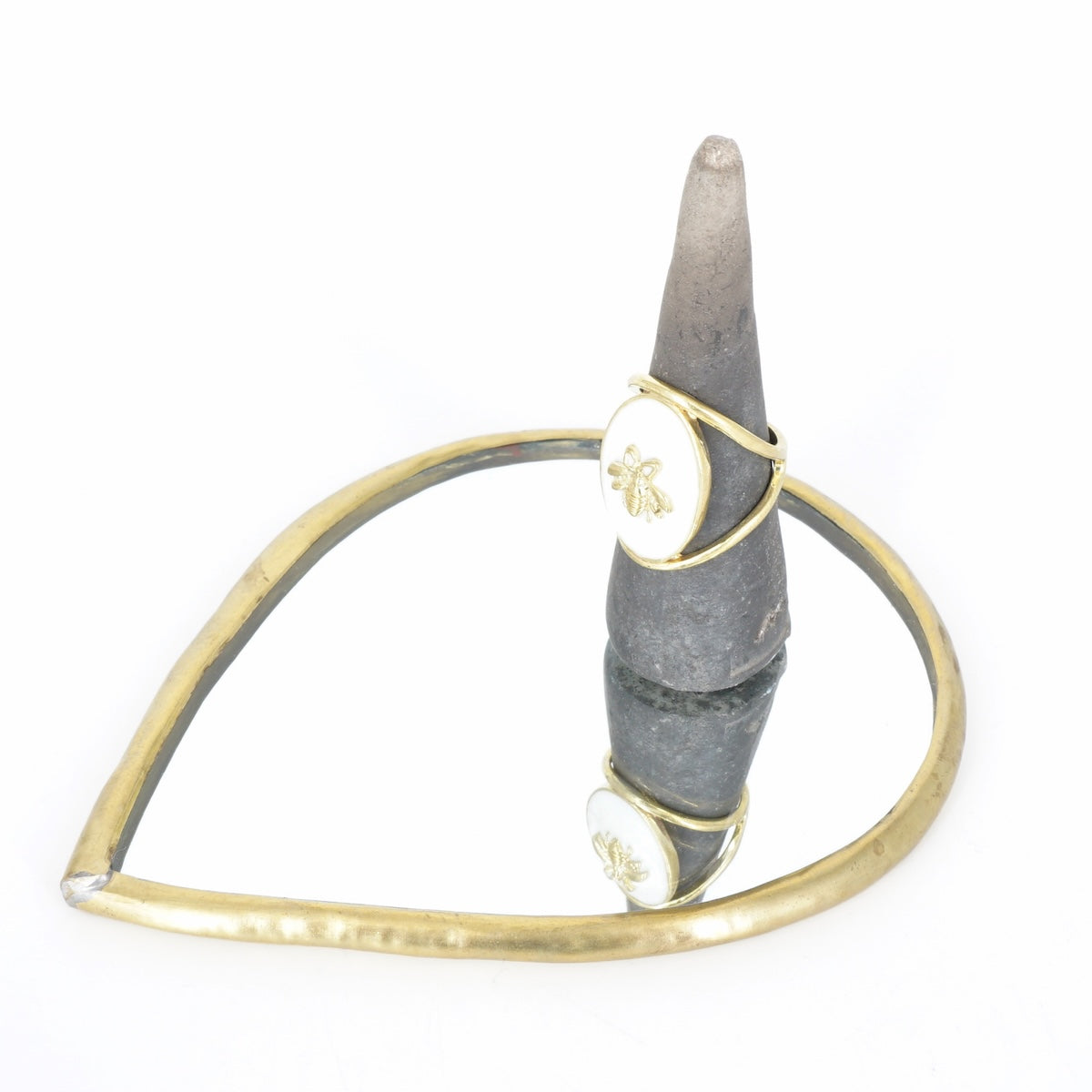 ANELLO APE CAMMEO BIANCO ANELLO APE CAMMEO BIANCO MONDO E COLORI 