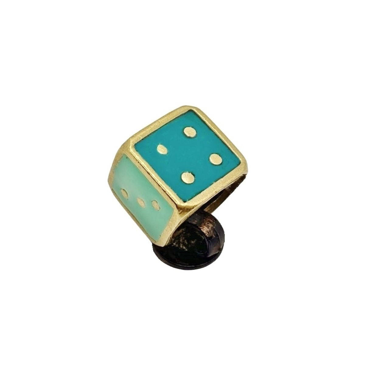 Anello DADO SMALTATO ANELLO DADO  MONDO E COLORI 