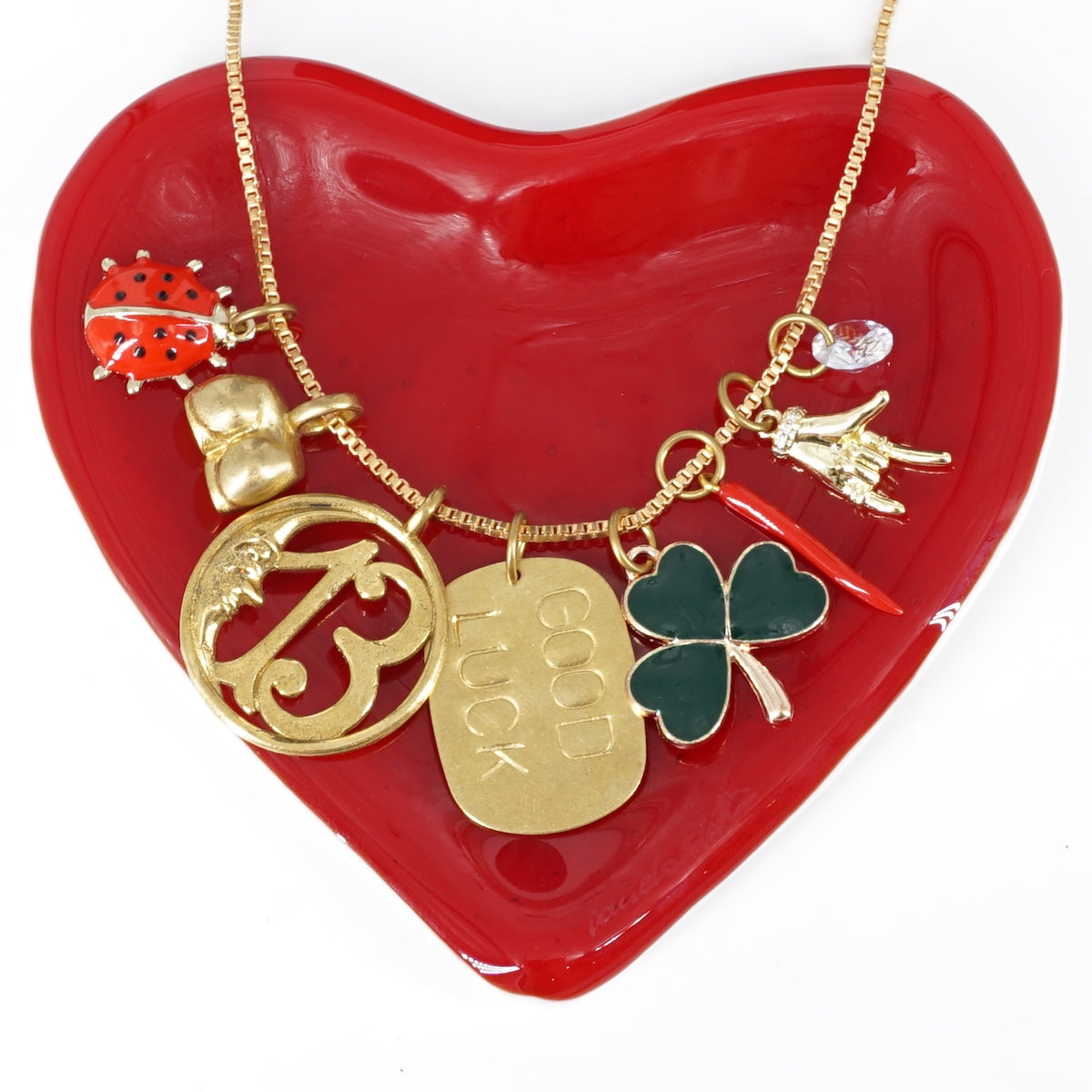 COLLANA MULTICHARM GOOD LUCK COLLANA MULTICHARM GOOD LUCK MR BIGGY 