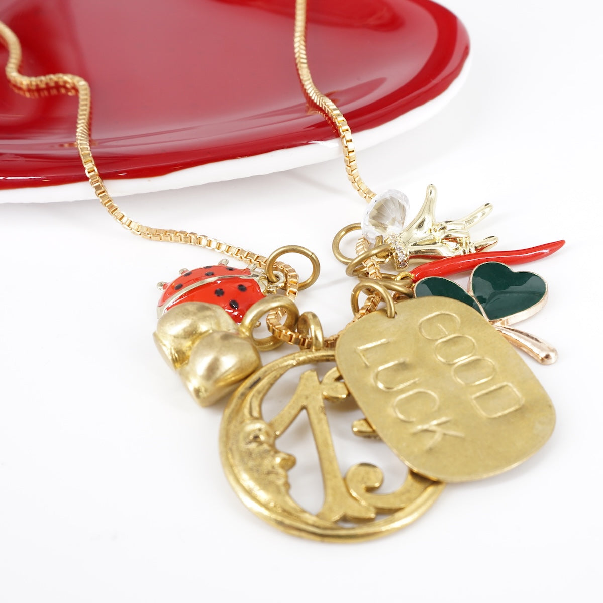 COLLANA MULTICHARM GOOD LUCK COLLANA MULTICHARM GOOD LUCK MR BIGGY 