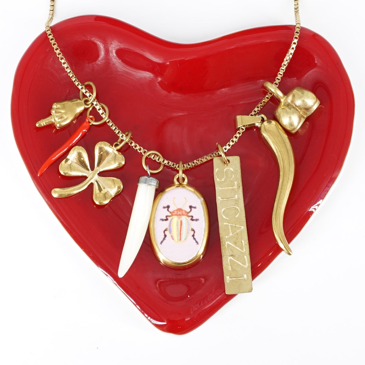 COLLANA MULTICHARM STICAZZI COLLANA MULTICHARM STICAZZI MR BIGGY 