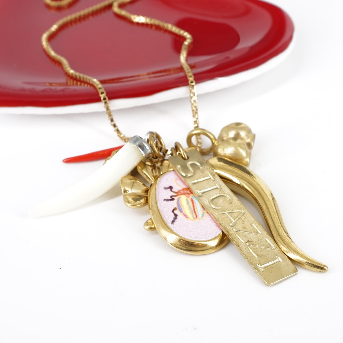 COLLANA MULTICHARM STICAZZI COLLANA MULTICHARM STICAZZI MR BIGGY 
