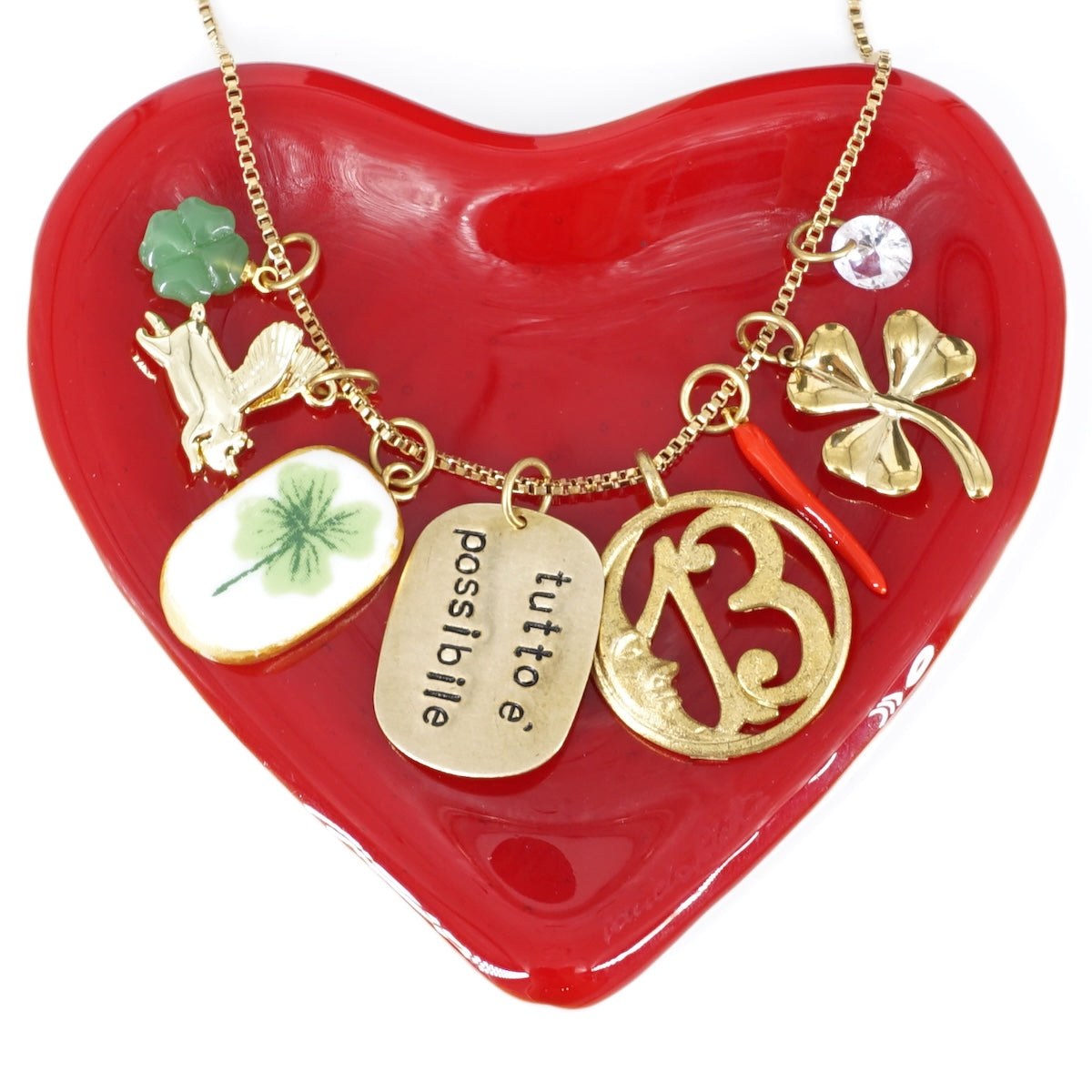 COLLANA MULTICHARM TUTTO E' POSSIBILE COLLANA MULTICHARM TUTTO È POSSIBILE MR BIGGY 