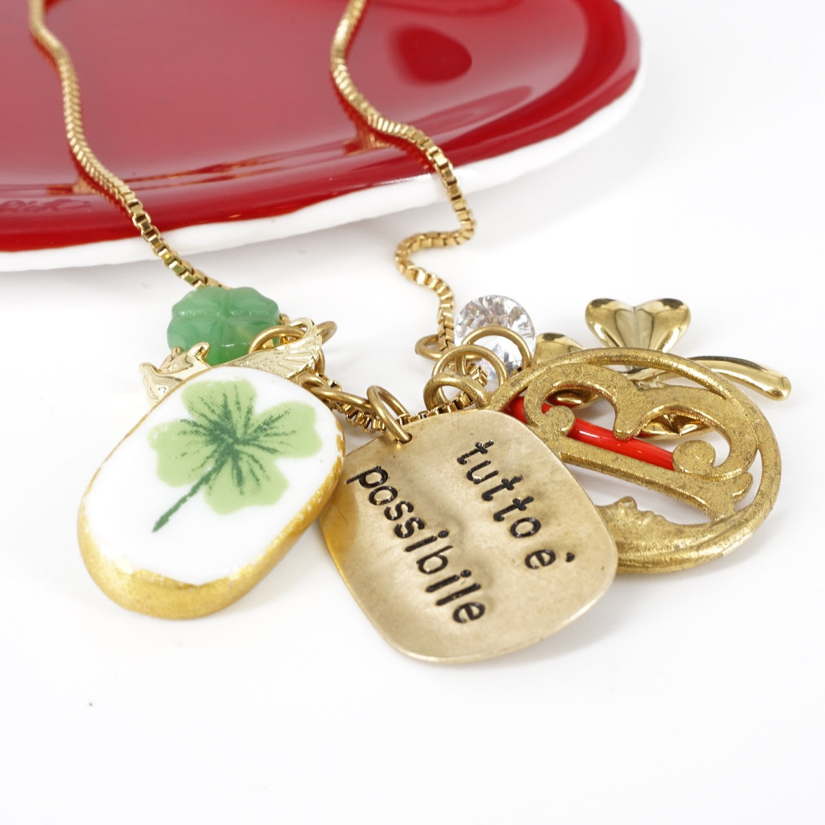 COLLANA MULTICHARM TUTTO E' POSSIBILE COLLANA MULTICHARM TUTTO È POSSIBILE MR BIGGY 