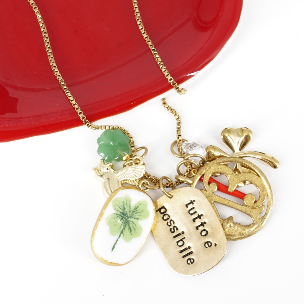 COLLANA MULTICHARM TUTTO E' POSSIBILE COLLANA MULTICHARM TUTTO È POSSIBILE MR BIGGY 