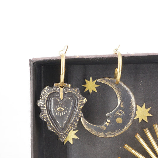 Orecchini LUNA e EX VOTO ORECCHINI LUNA ED EXVOTO  NEFELI 