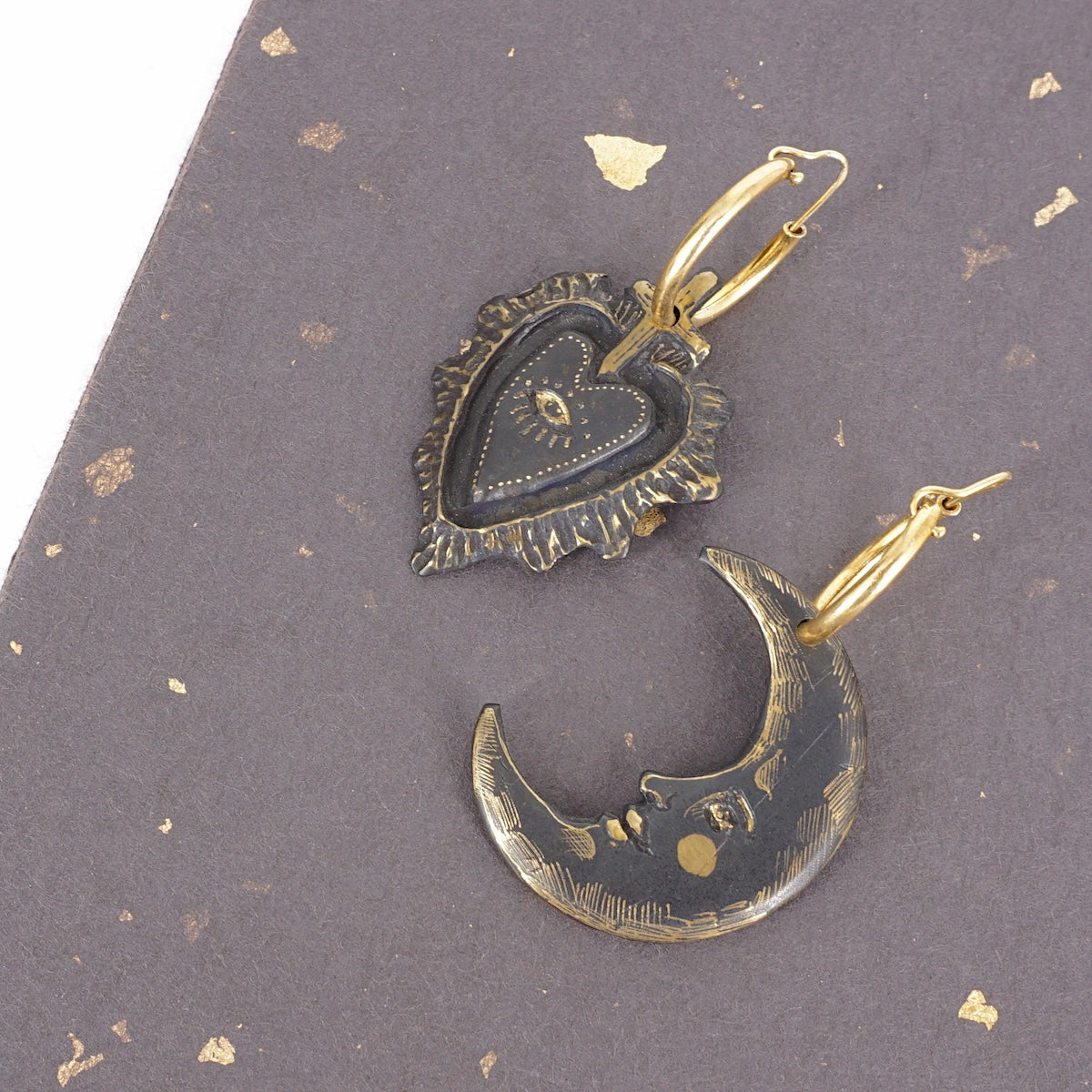 Orecchini LUNA e EX VOTO ORECCHINI LUNA ED EXVOTO  NEFELI 