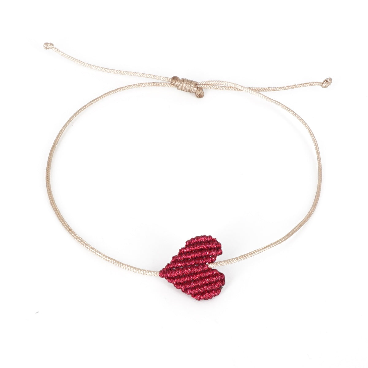 Braccialetto CUORE MINI ciliegia BRACCIALETTO MINI CUORE CILIEGIA NOMADEA 