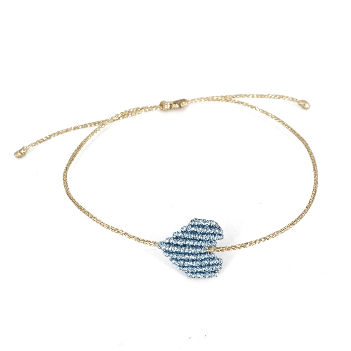 Braccialetto CUORE MINI azzurro BRACCIALETTO MINI CUORE AZZURRO NOMADEA 