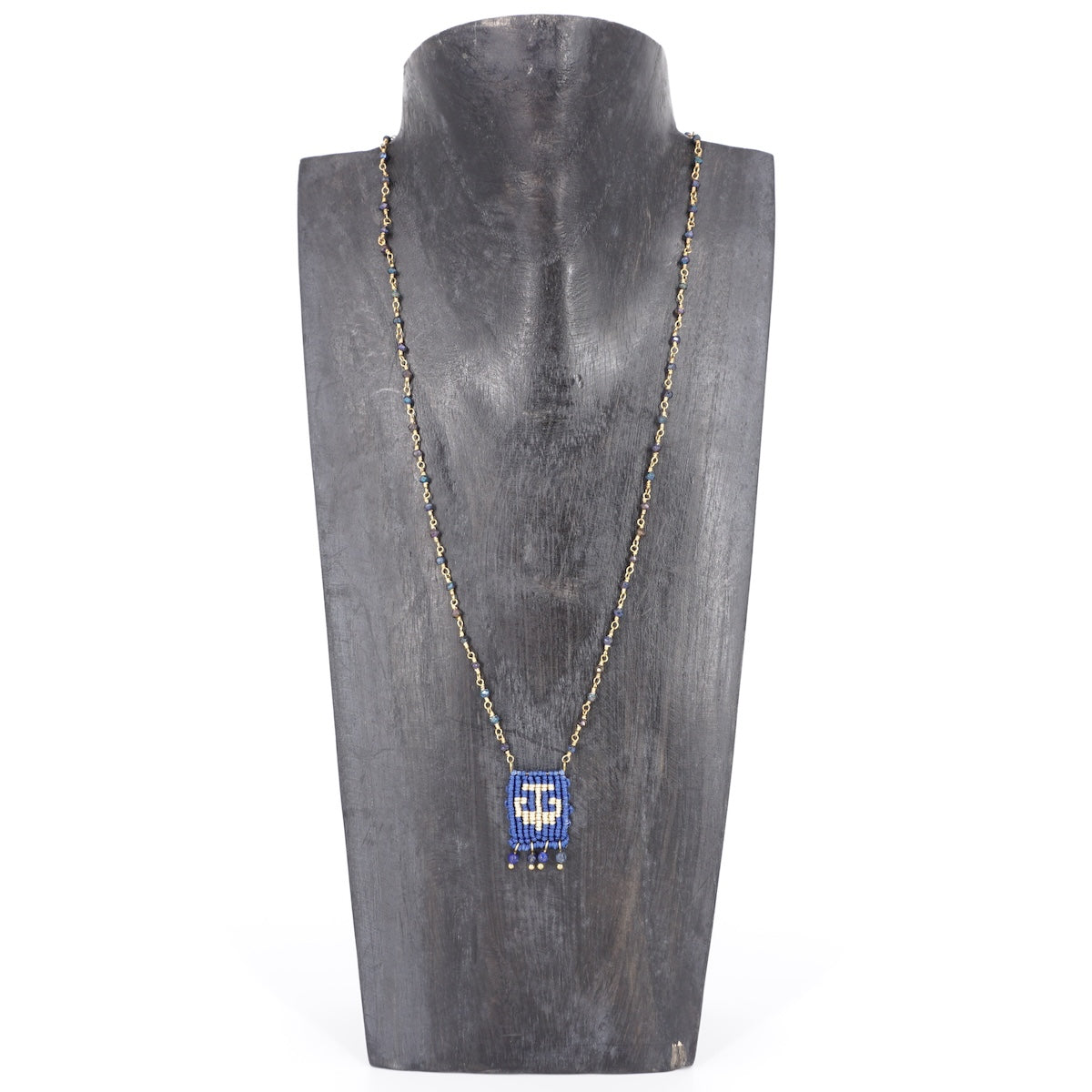 COLLANA TALISMANO ROSARIO ANCORA COLLANA TALISMANO ROSARIO ANCORA BLU NOMADEA 
