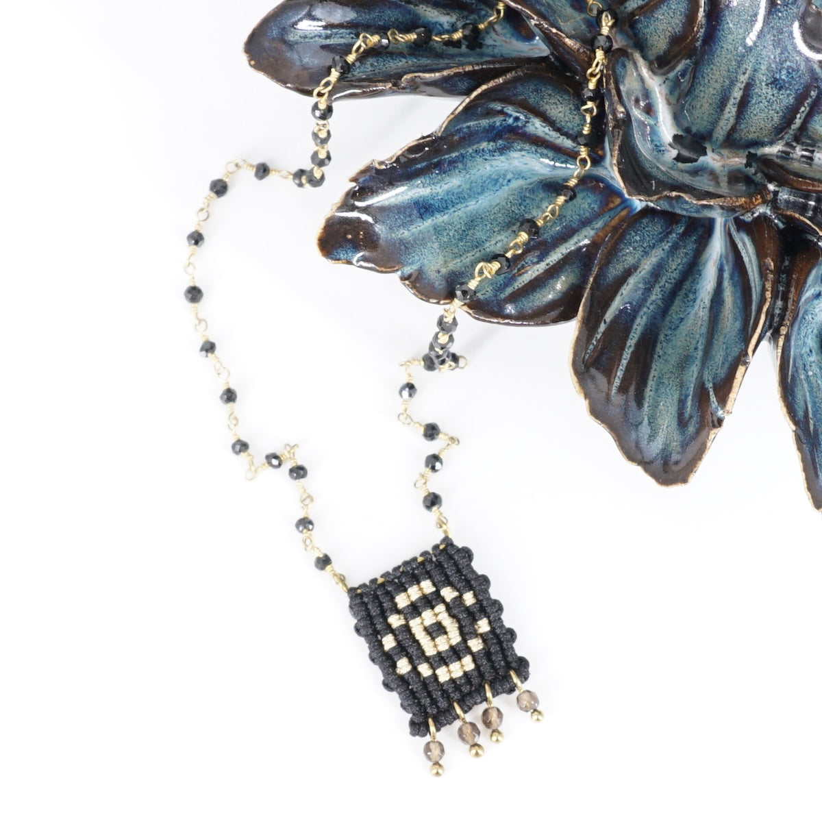 COLLANA TALISMANO ROSARIO OCCHIO COLLANA TALISMANO ROSARIO OCCHIO NERO NOMADEA 