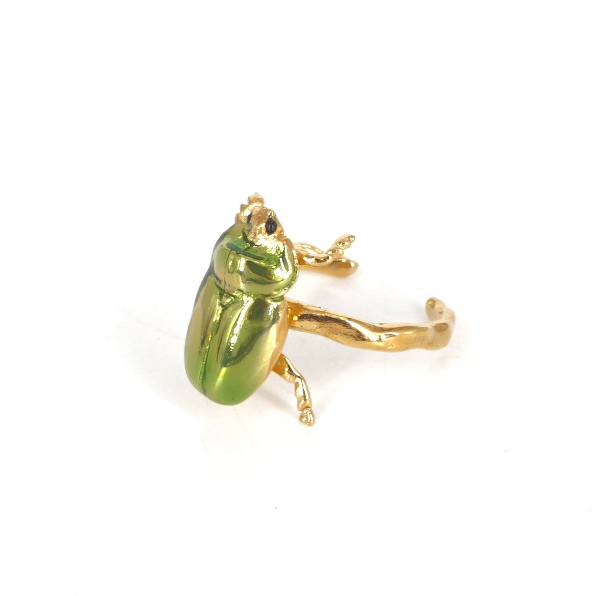 Anello SCARABEO VERDE femmina small ANELLO SCARABEO VERDE F SMALL OFFICINE904 