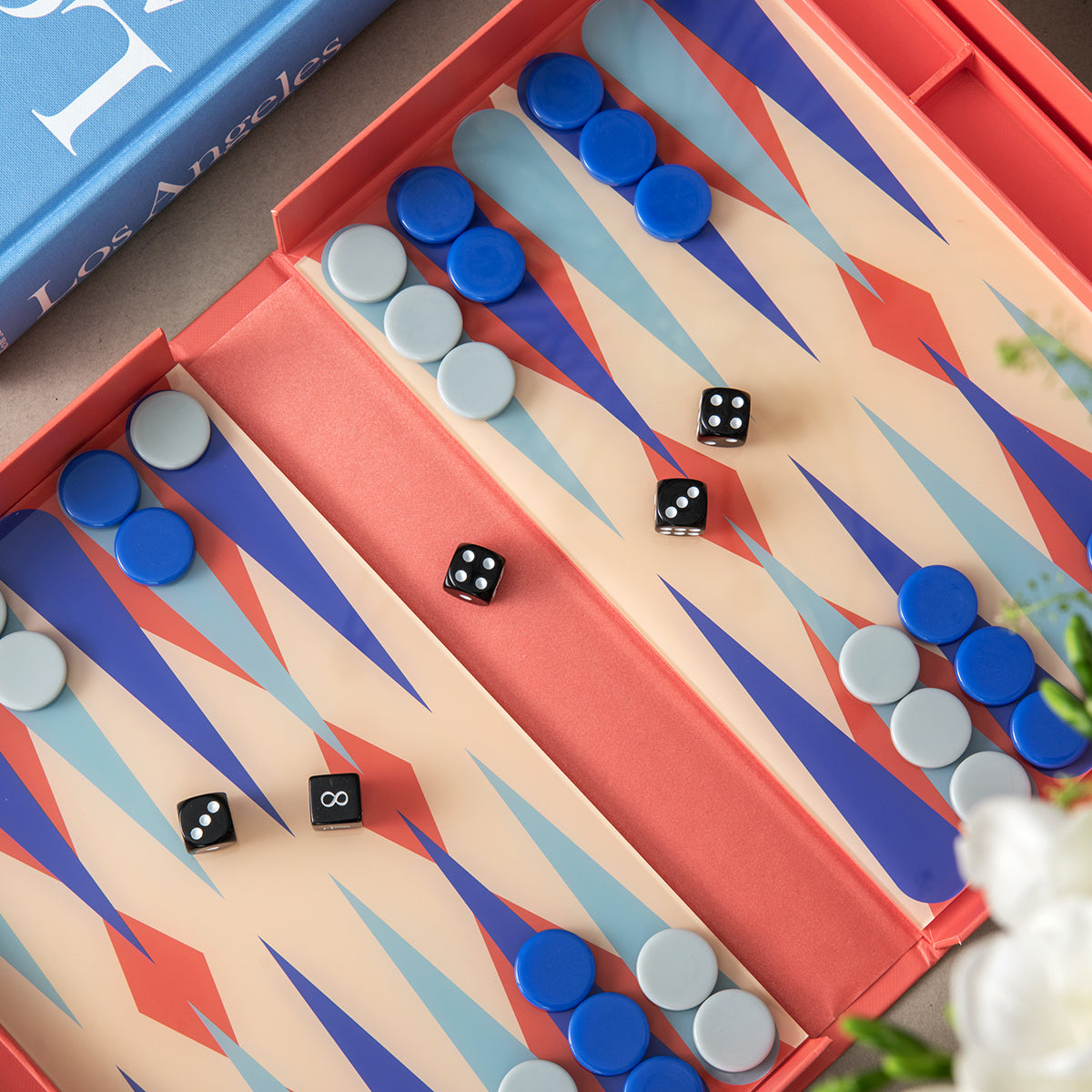 Gioco da Tavolo BACKGAMMON BACKGAMMON ROSSO PRINTWORKS 