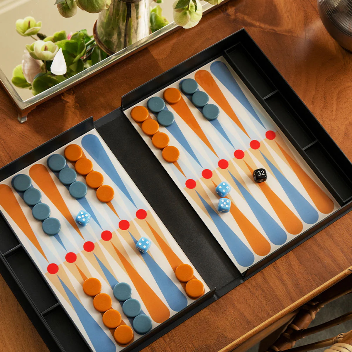 Gioco da tavolo BACKGAMMON ANTRACITE BACKGAMMON ANTRACITE PRINTWORKS 