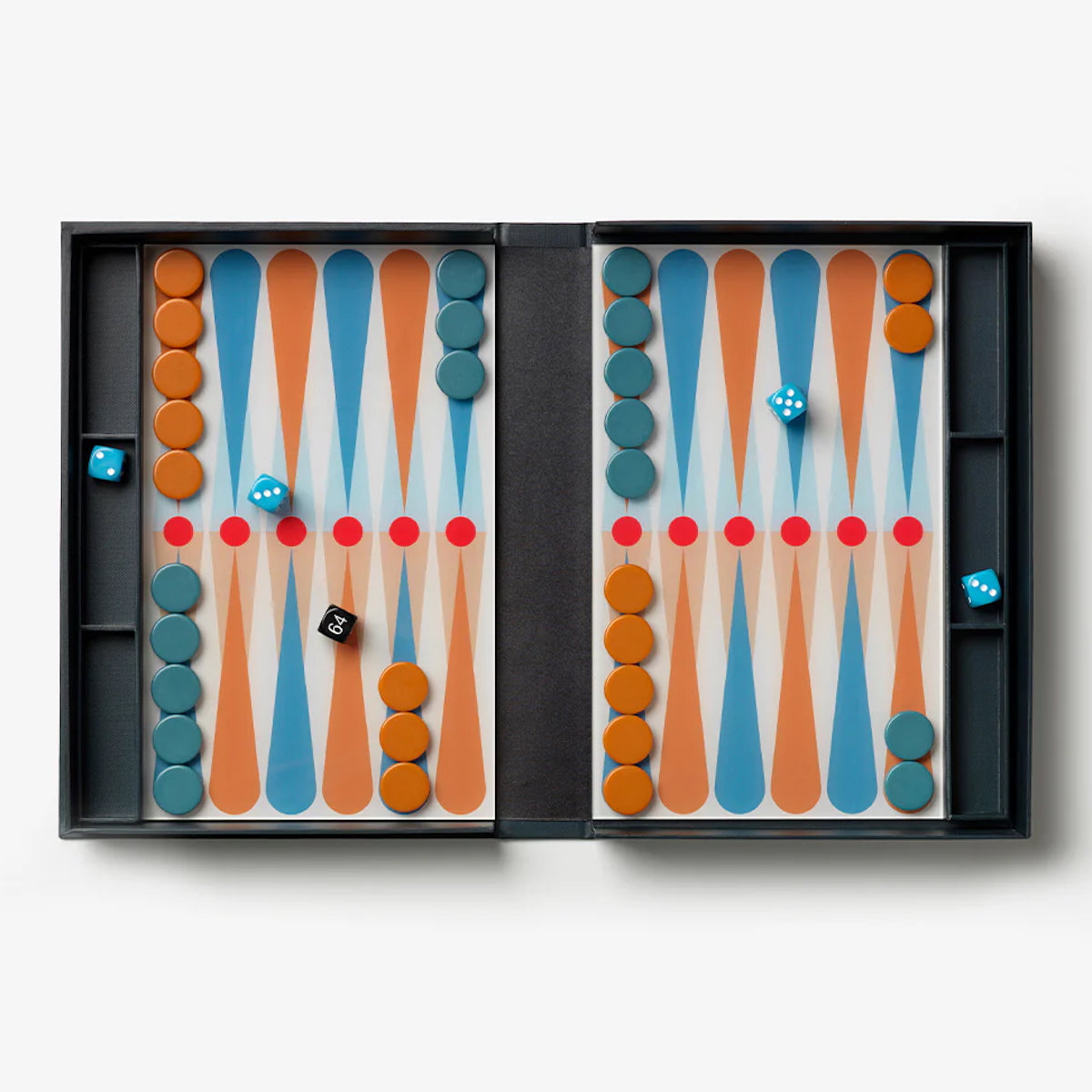 Gioco da tavolo BACKGAMMON ANTRACITE BACKGAMMON ANTRACITE PRINTWORKS 