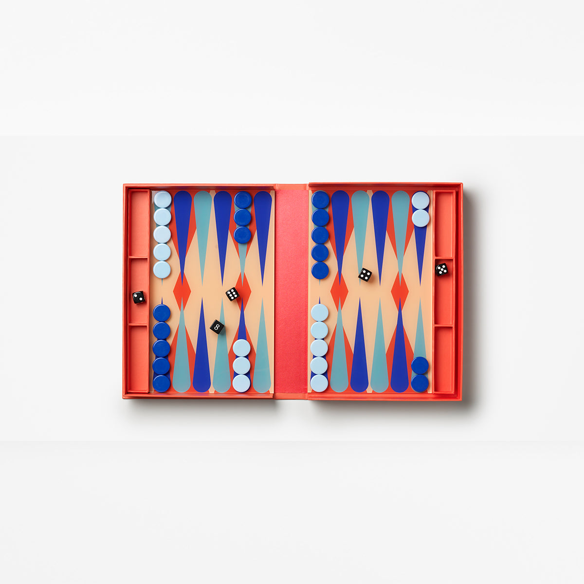 Gioco da Tavolo BACKGAMMON BACKGAMMON ROSSO PRINTWORKS 
