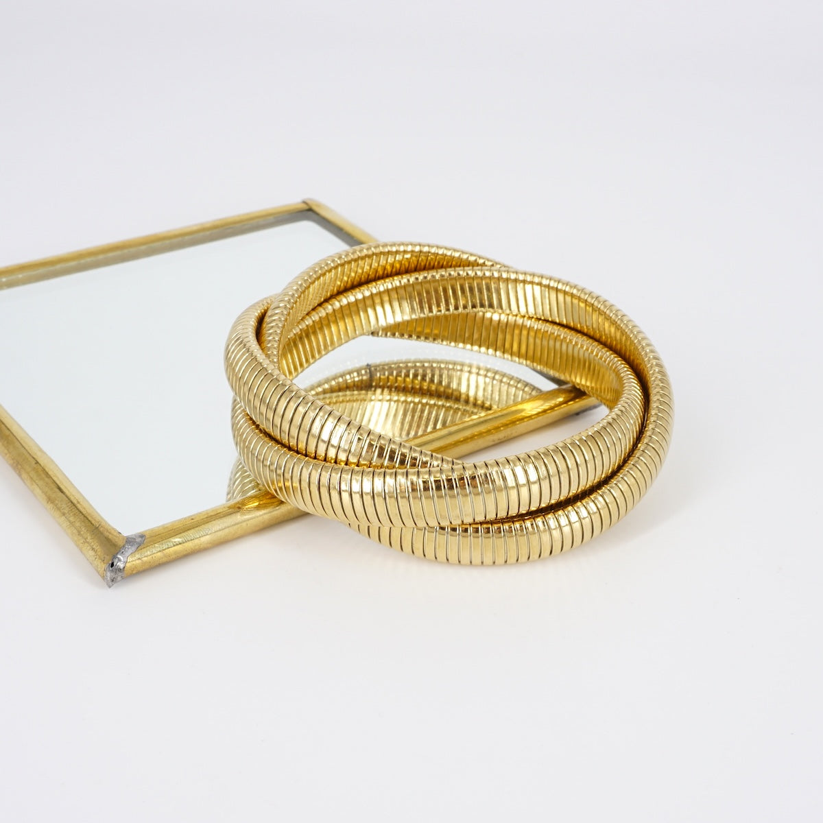 BRACCIALE TUBO GAS INTRECCIATO BRACCIALE 3 CERCHI TUBO GAS SOPHIE GIOIELLI 