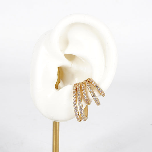EARCUFF STRASS CASCATA MIX EARCUFF STRASS CASCATA DEFORME  SOPHIE GIOIELLI 