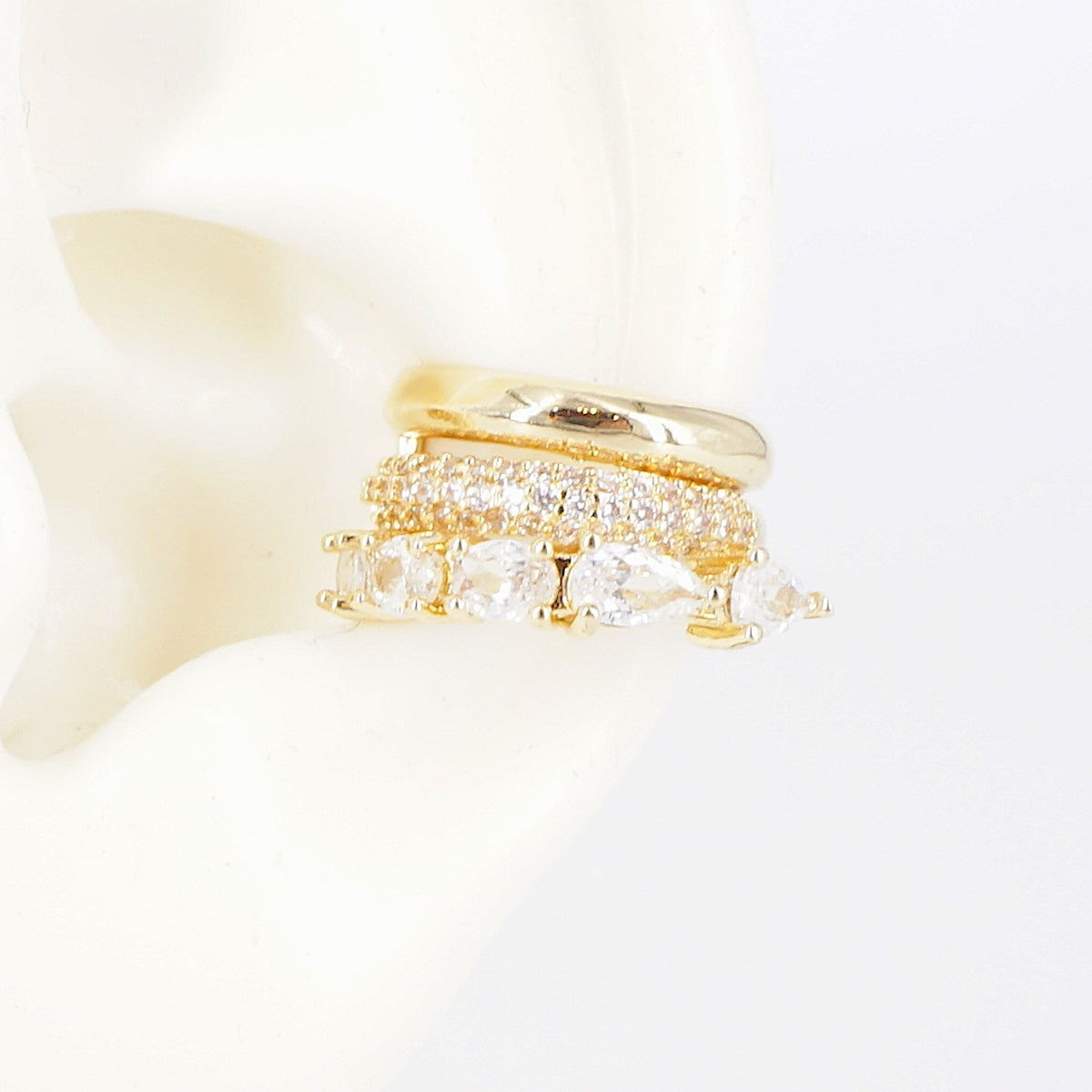 EARCUFF STRASS TRE FILI MIX EARCUFF STRASS TRE FILI MIX  SOPHIE GIOIELLI 