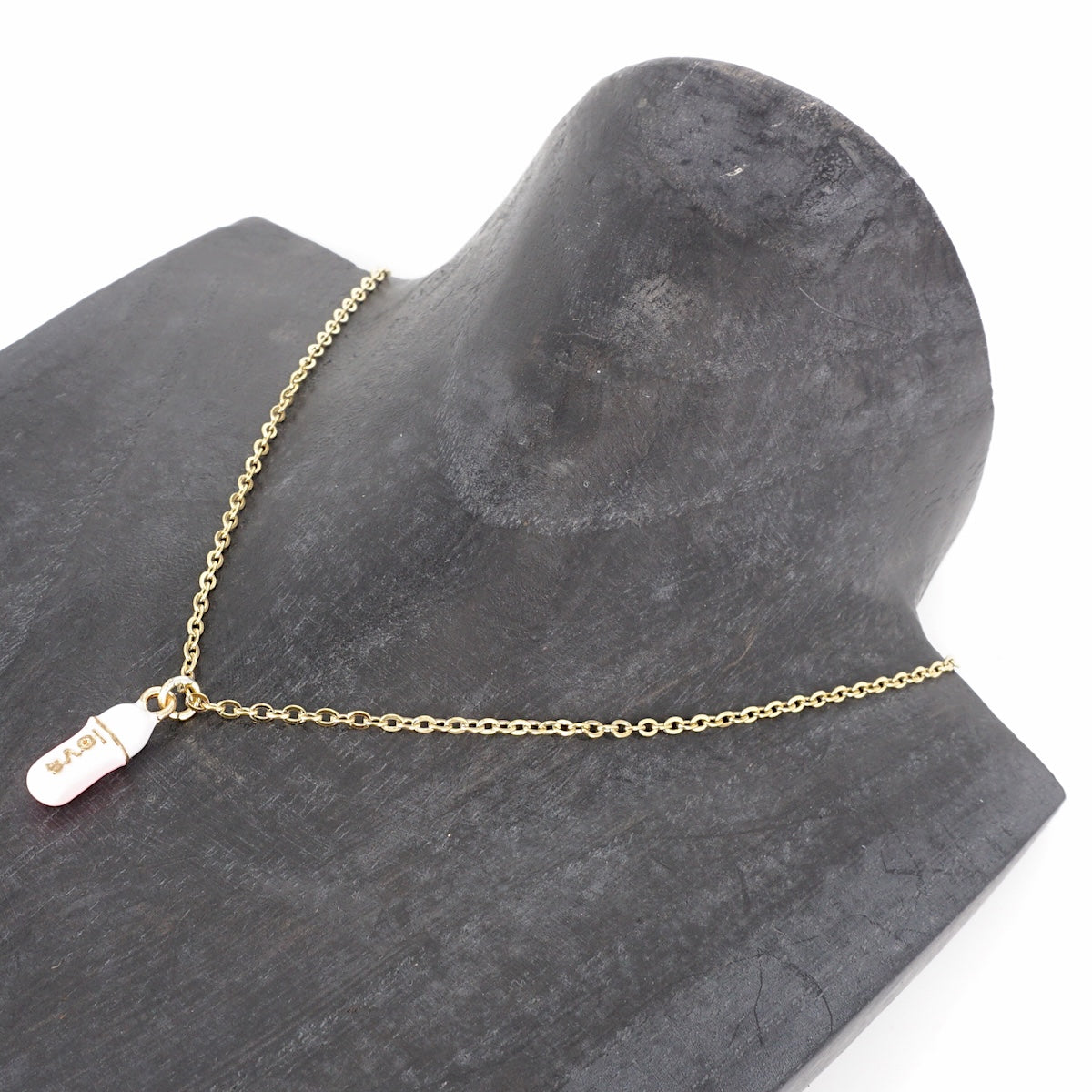 COLLANA CATENINA PILLOLA ROSA COLLANA CATENINA UN CHARM PILLOLA ROSA SVEVA 