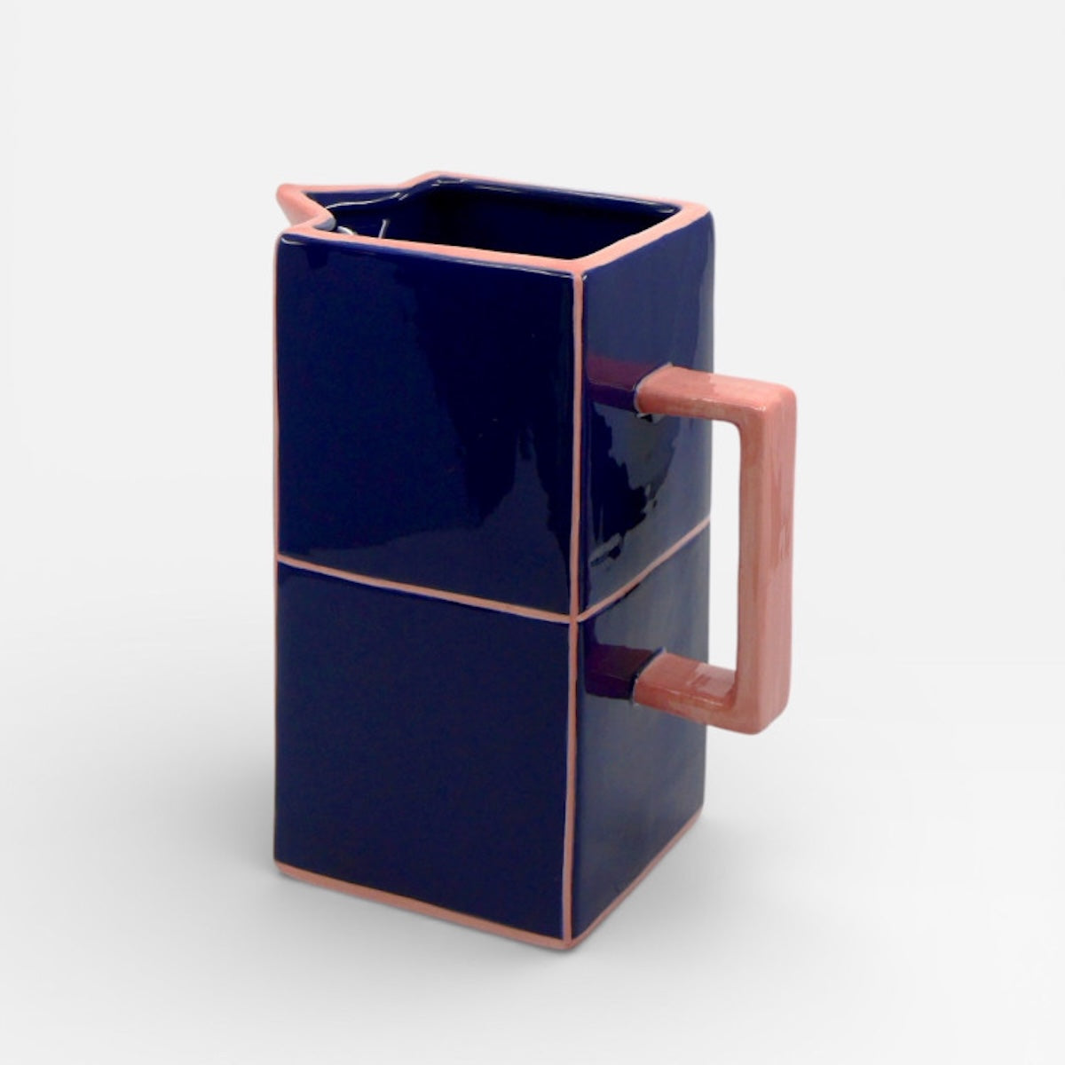 CARAFFA PIASTRELLA BLU E ROSA CARAFFA BLU/ROSA TABLE MACHINE 