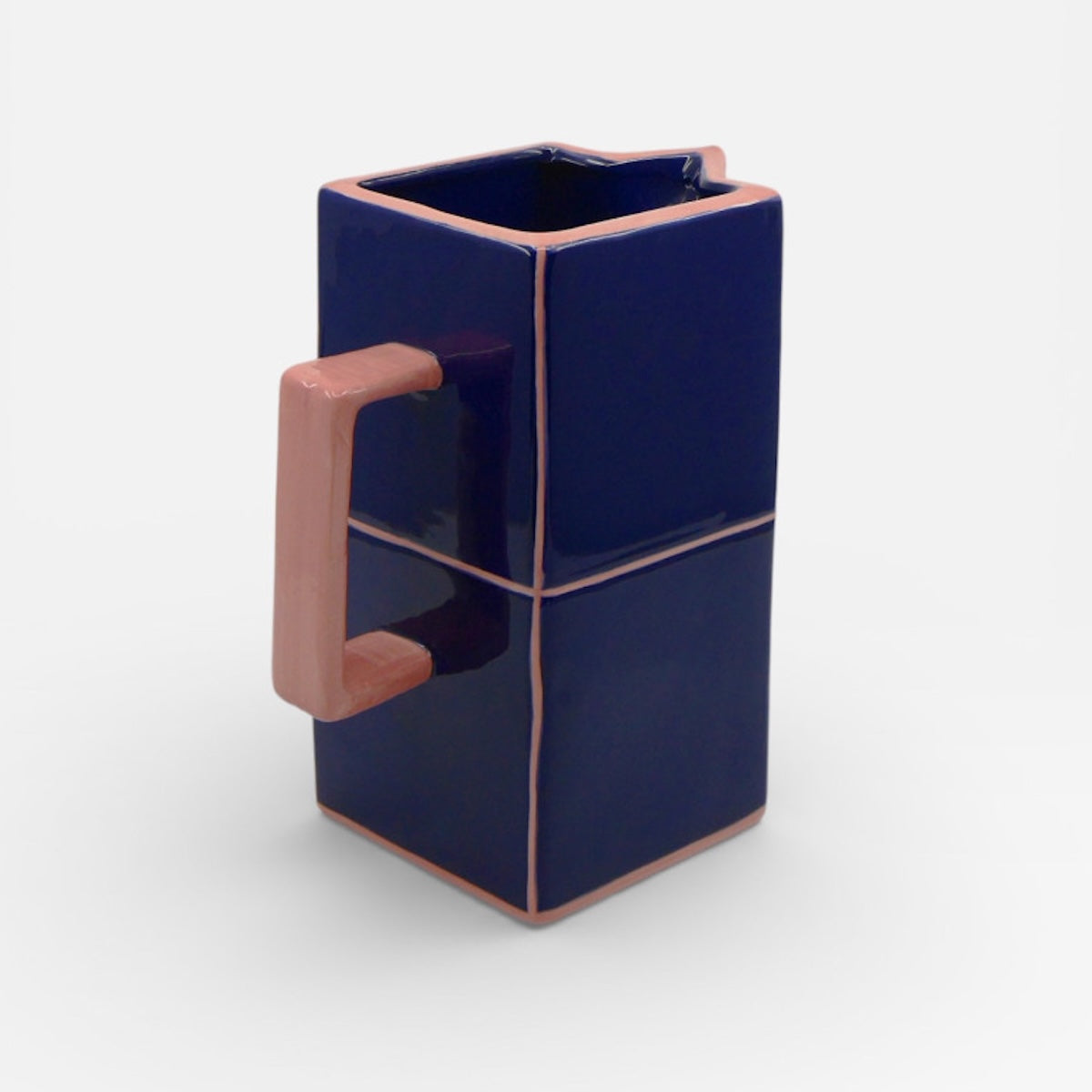 CARAFFA PIASTRELLA BLU E ROSA CARAFFA BLU/ROSA TABLE MACHINE 