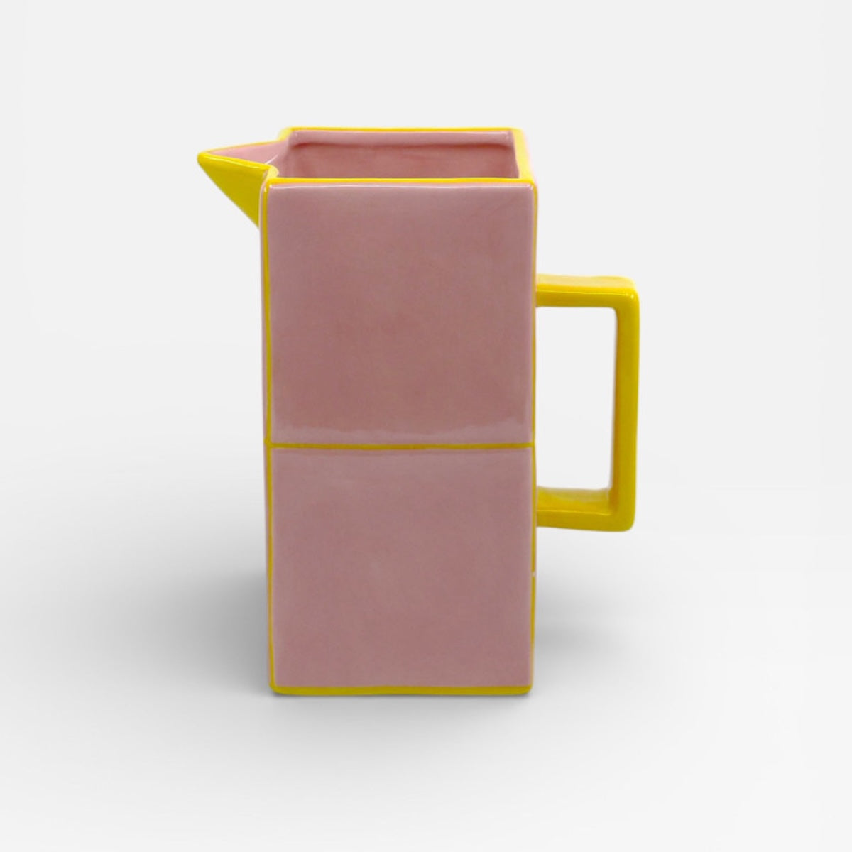 CARAFFA PIASTRELLA ROSA E GIALLA CARAFFA ROSA/GIALLO TABLE MACHINE 