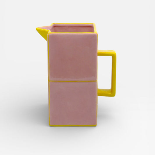 CARAFFA PIASTRELLA ROSA E GIALLA CARAFFA ROSA/GIALLO TABLE MACHINE 
