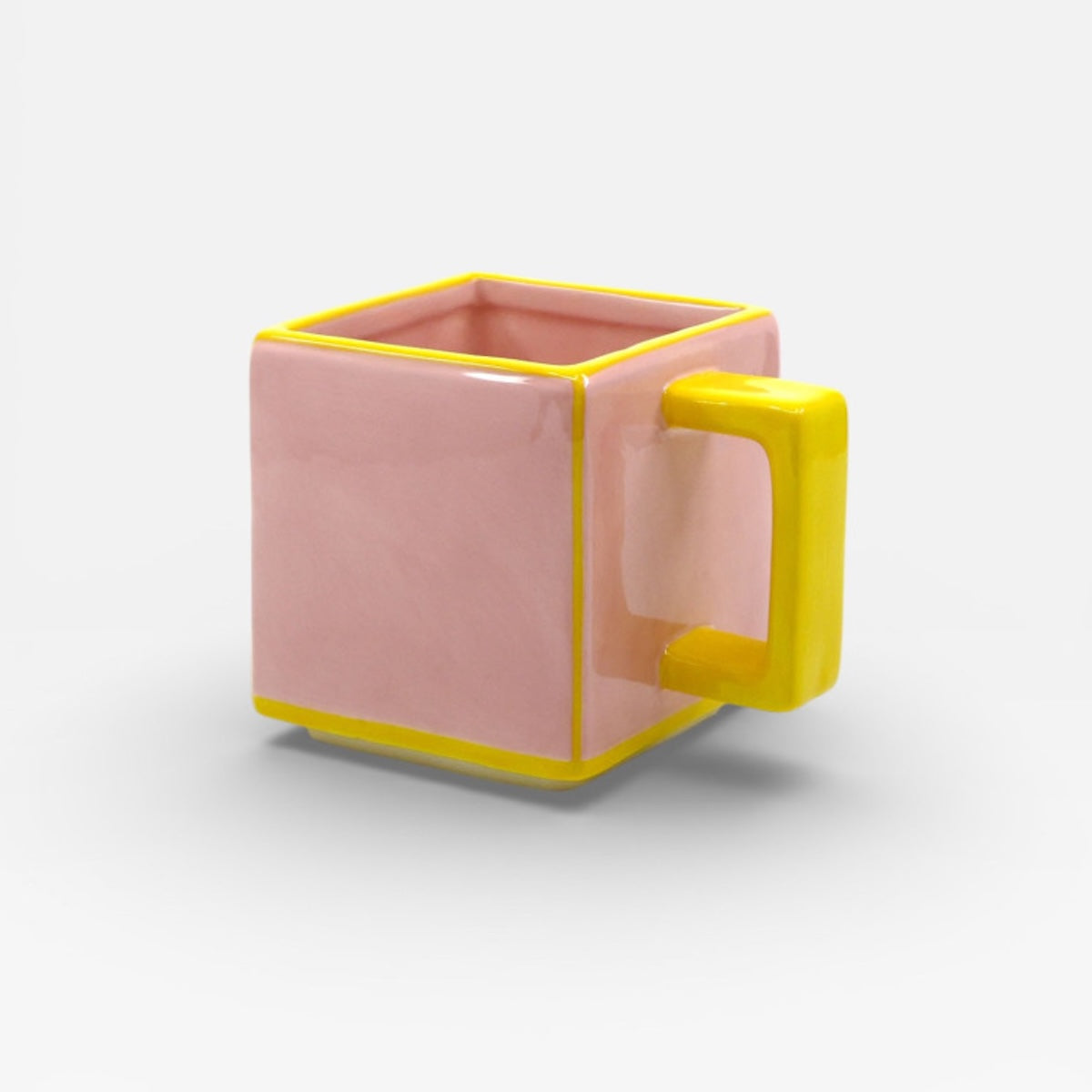 TAZZA TE' PIASTRELLA ROSA E GIALLA TAZZA TÈ ROSA/GIALLO TABLE MACHINE 
