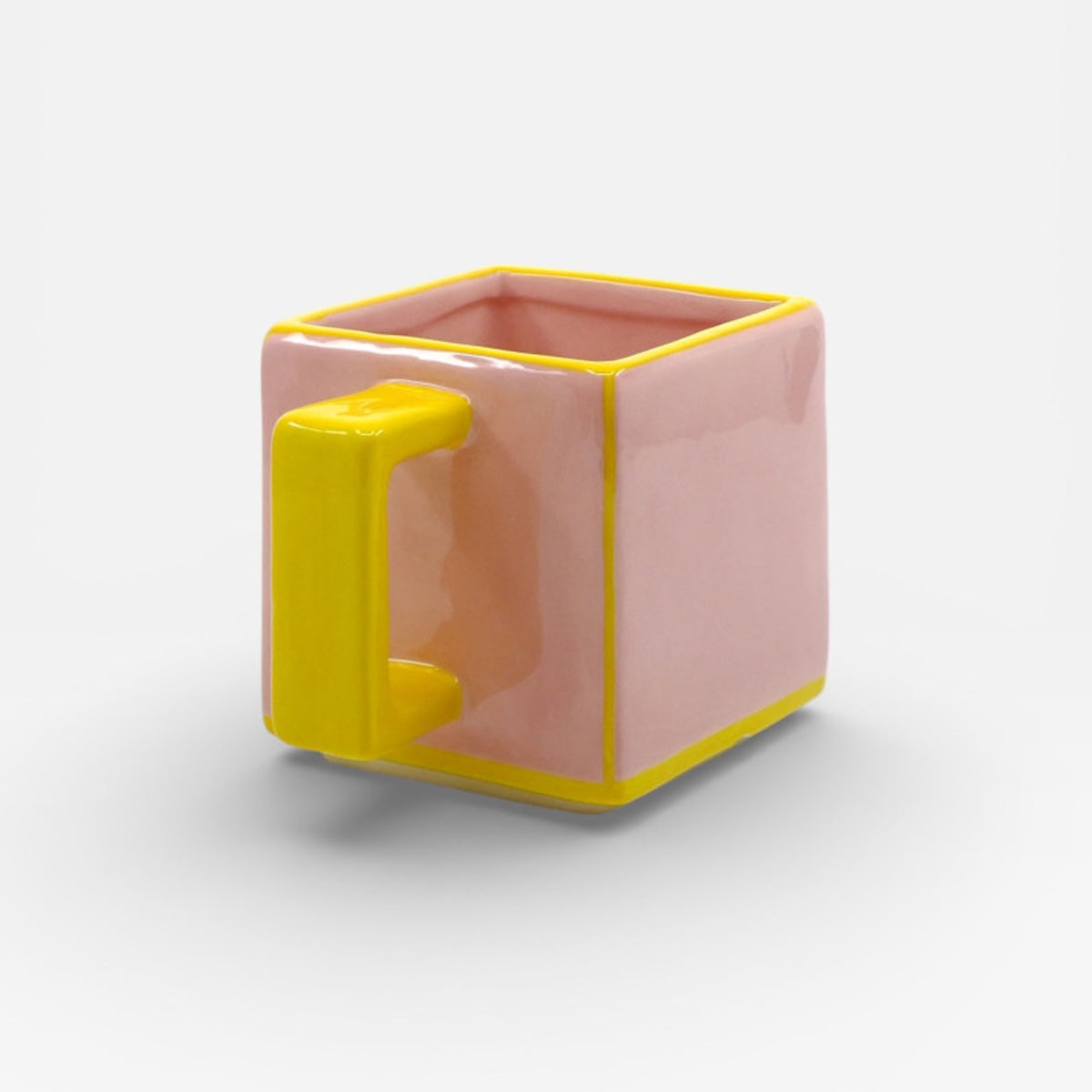 TAZZA TE' PIASTRELLA ROSA E GIALLA TAZZA TÈ ROSA/GIALLO TABLE MACHINE 