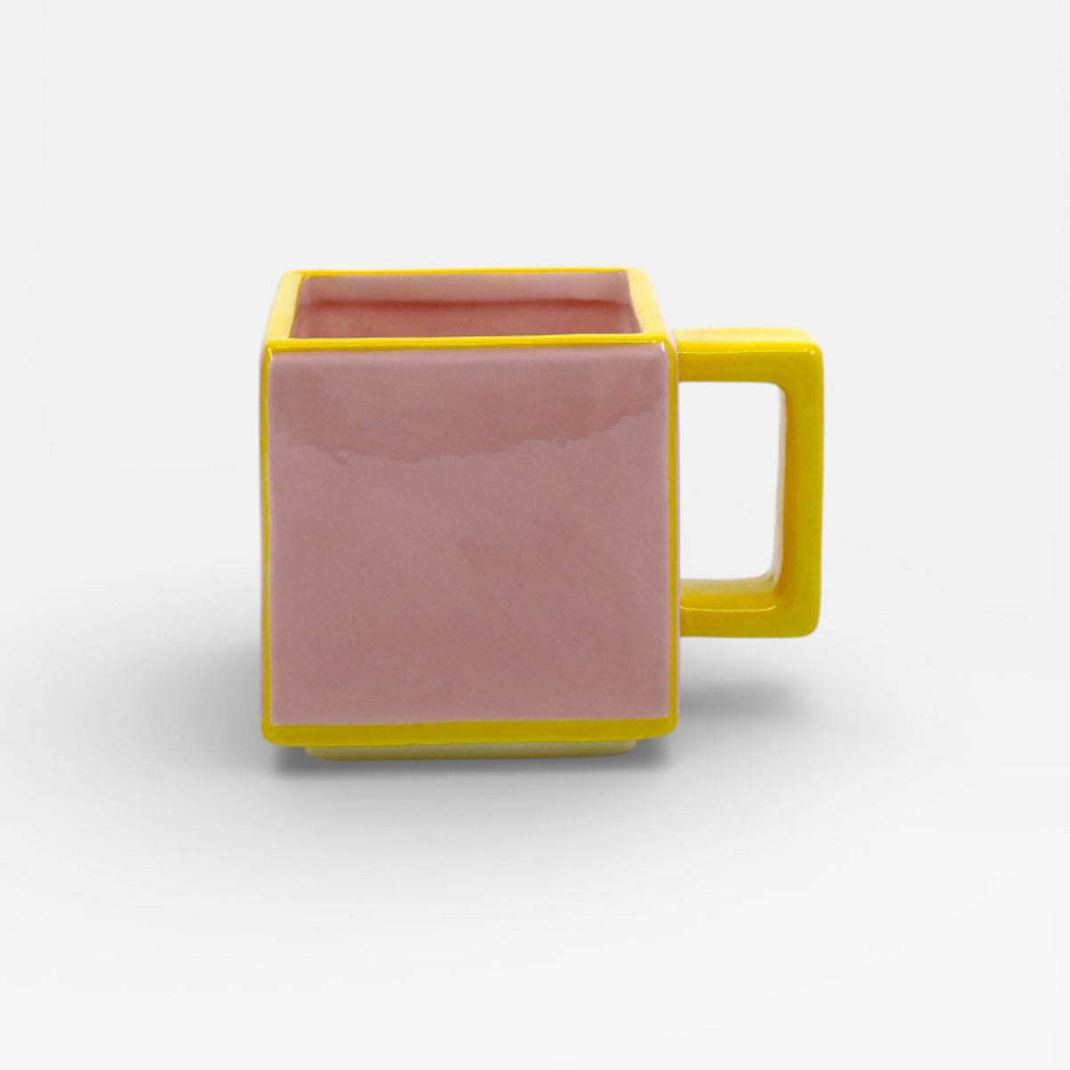 TAZZA TE' PIASTRELLA ROSA E GIALLA TAZZA TÈ ROSA/GIALLO TABLE MACHINE 