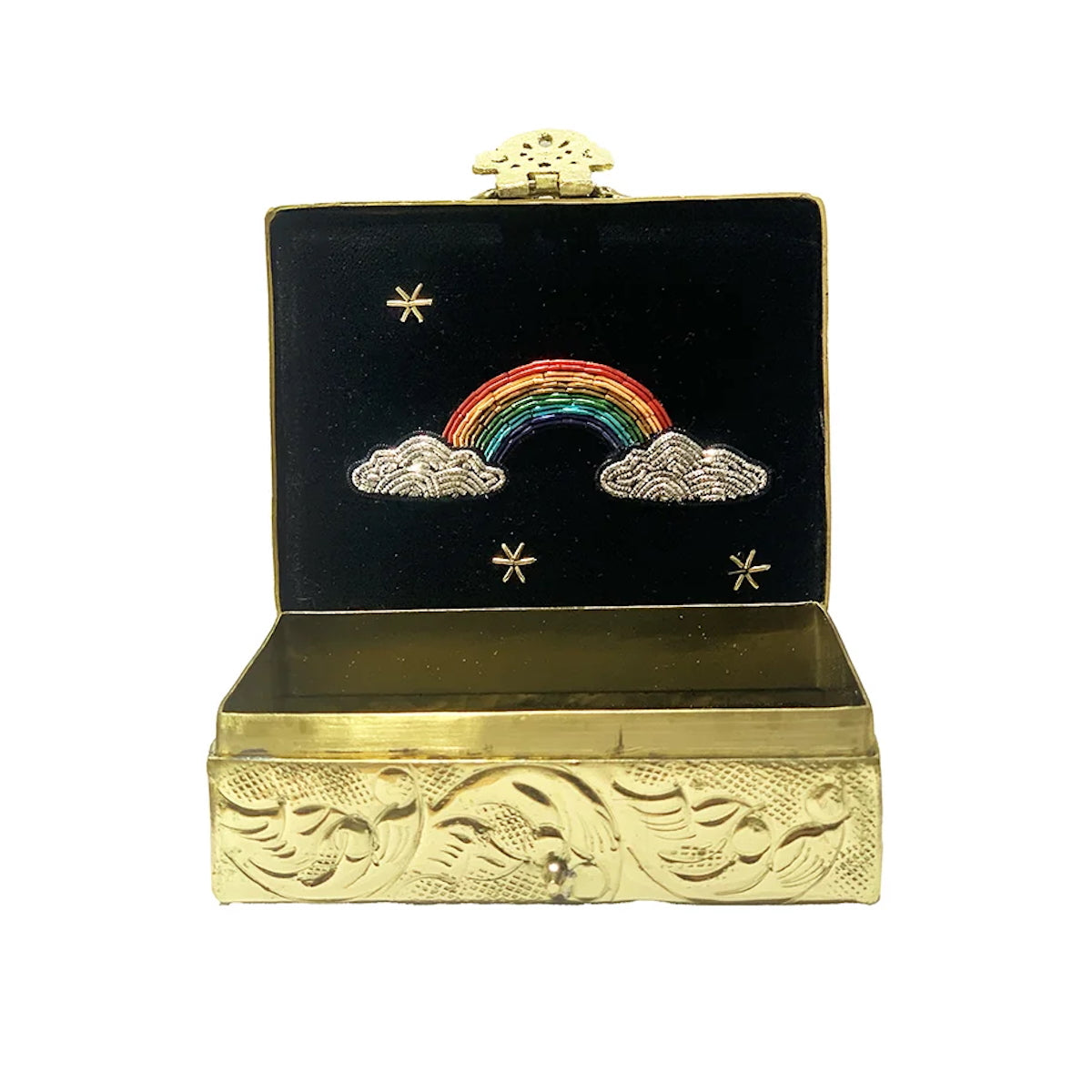 SCATOLA IN OTTONE ARCOBALENO SCATOLA IN OTTONE ARCOBALENO VENDREDI 