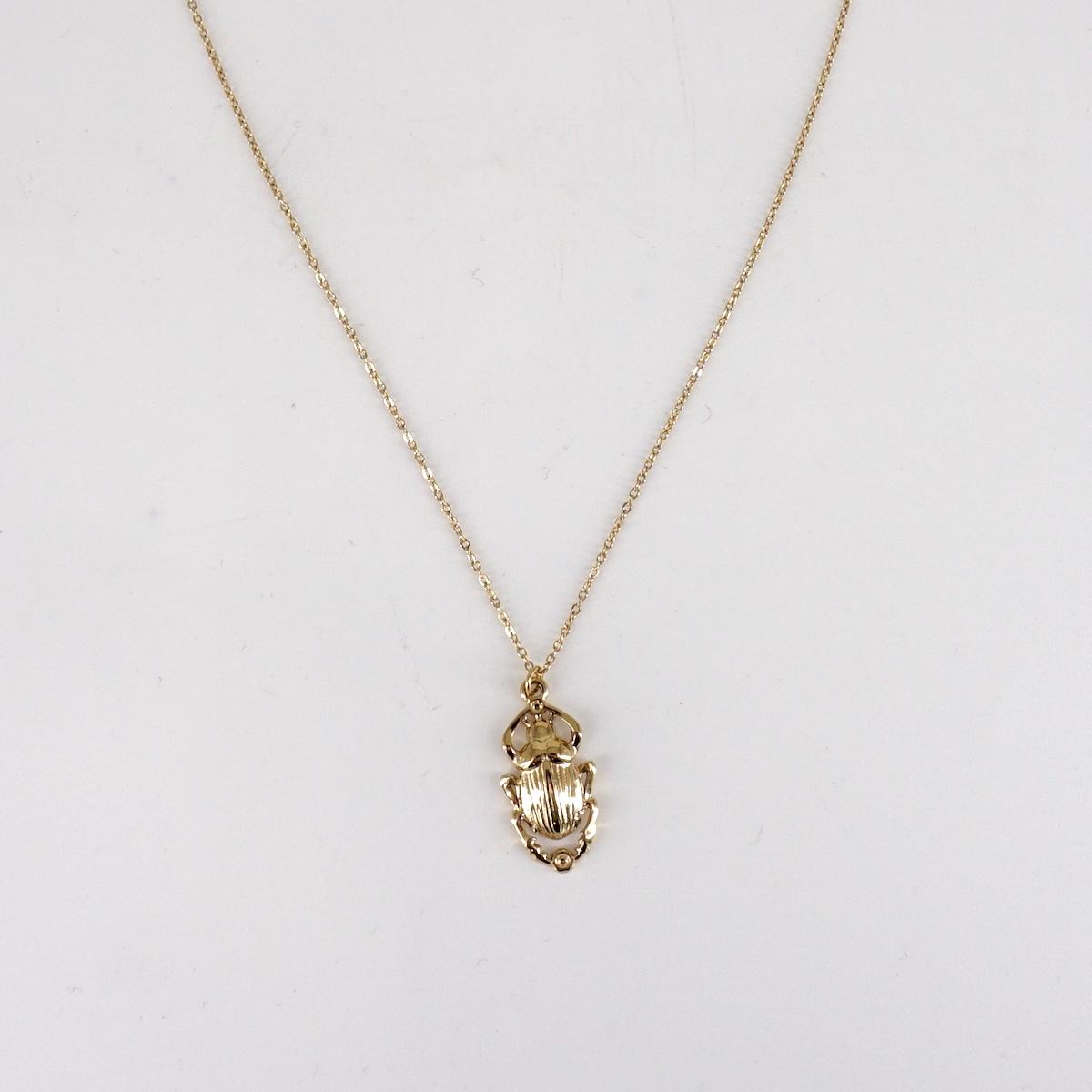 Collana SCARABEO DORATO