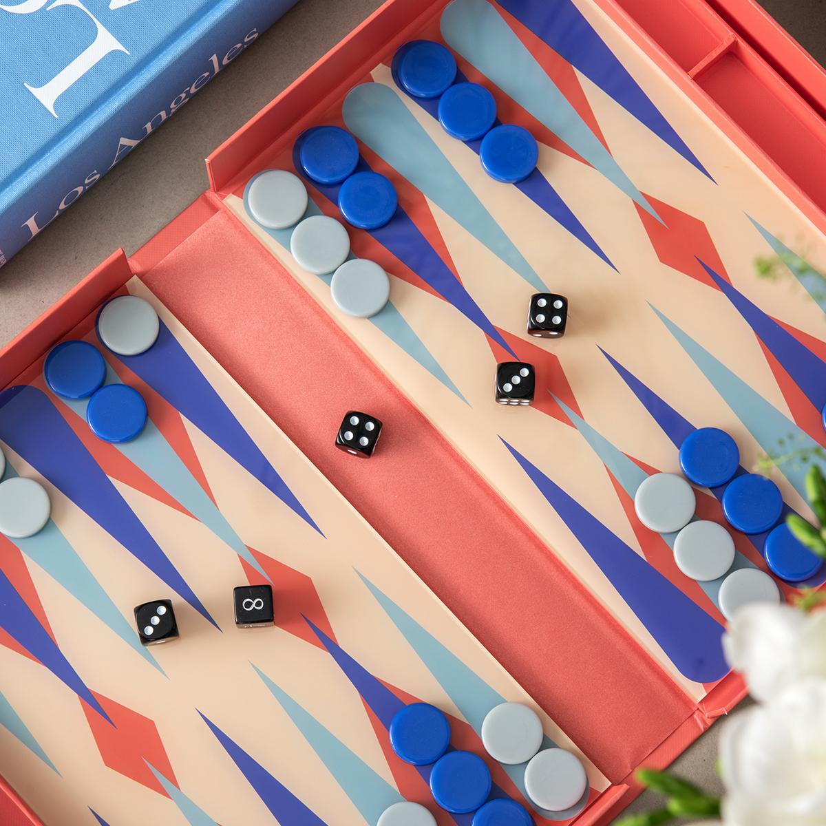 Gioco da Tavolo BACKGAMMON BACKGAMMON ROSSO PRINTWORKS 