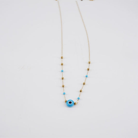 NUSA DUA COLLANA OCCHIO AZZURRO