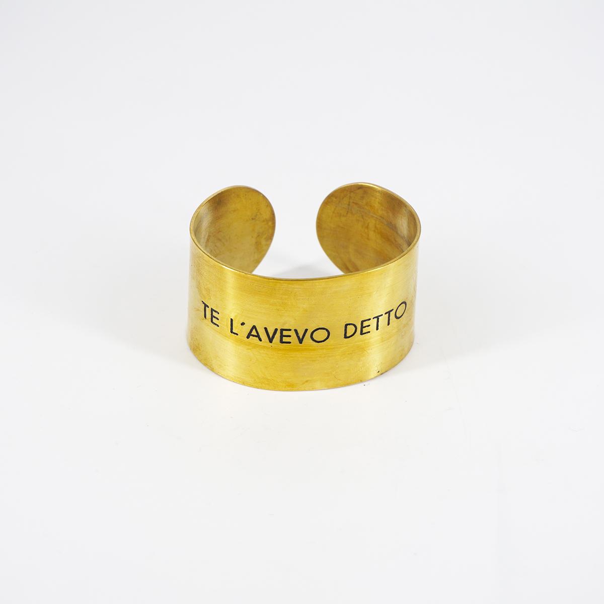 Bracciale fascia alta TE L'AVEVO DETTO BRACCIALE ALTO TE LAVEVO DETTO BERC SOPHIE 