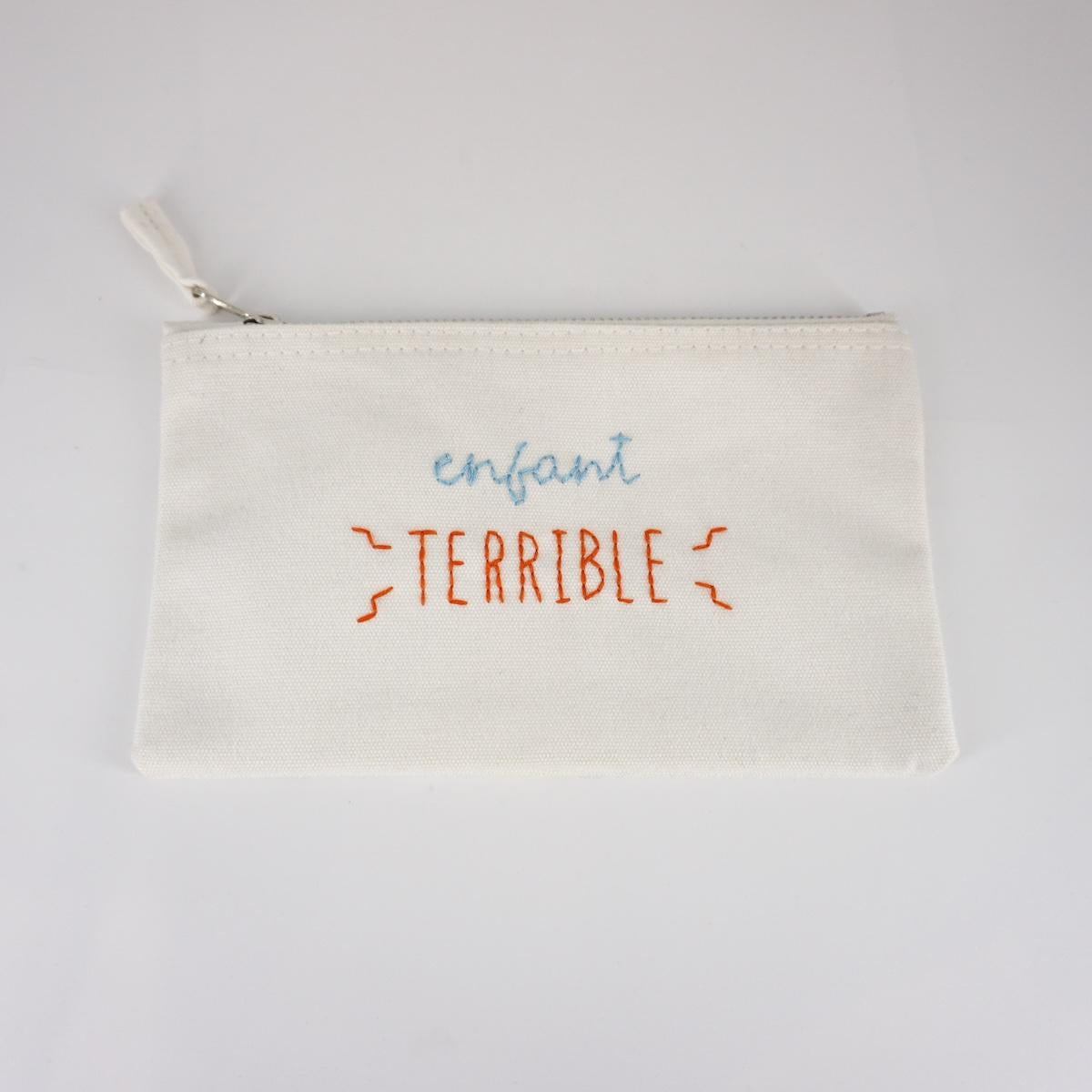 Piattina ricamata ENFANT TERRIBLE