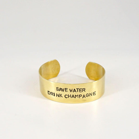 thick bracelet save water..