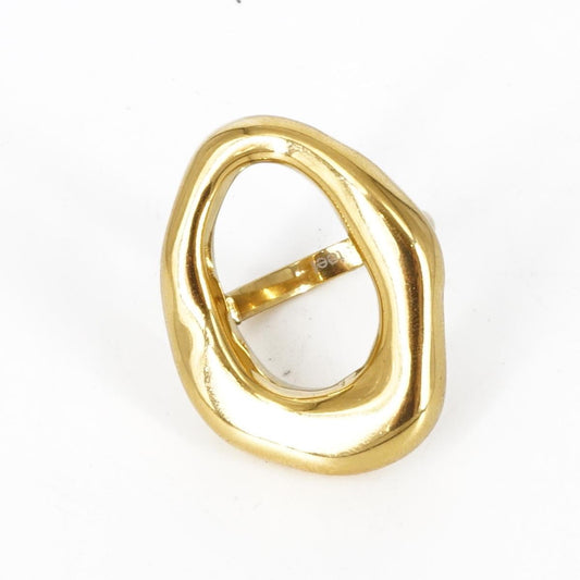 Anello CERCHIO BUCATO DEFORME MEDIO ANELLO CERCHIO BUCATO DEFORME MEDIO SOPHIE GIOIELLI 