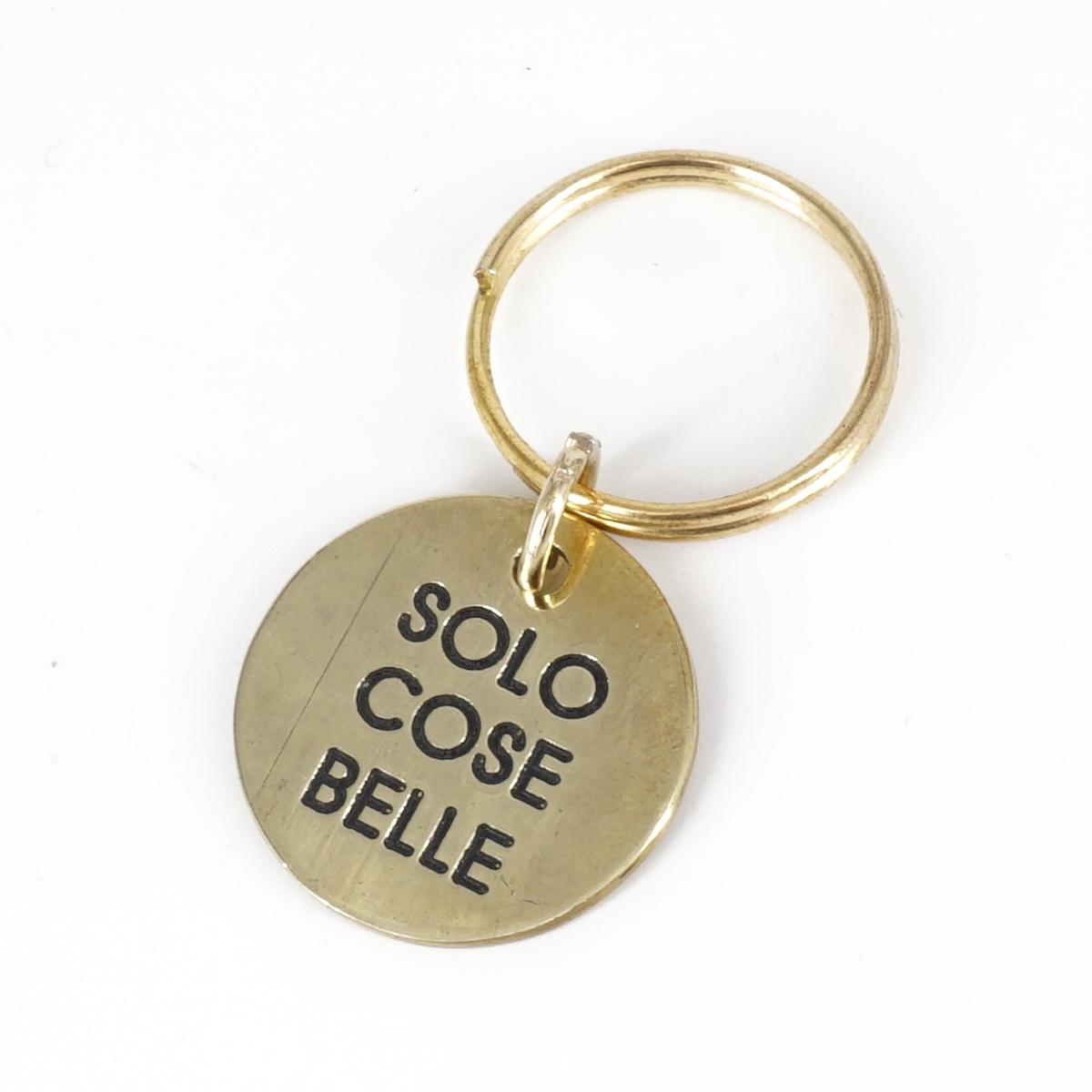 Portachiavi tondo SOLO COSE BELLE