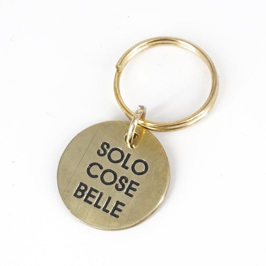 Portachiavi tondo SOLO COSE BELLE