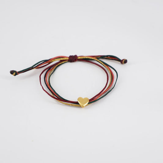 5-strand HEART bracelet