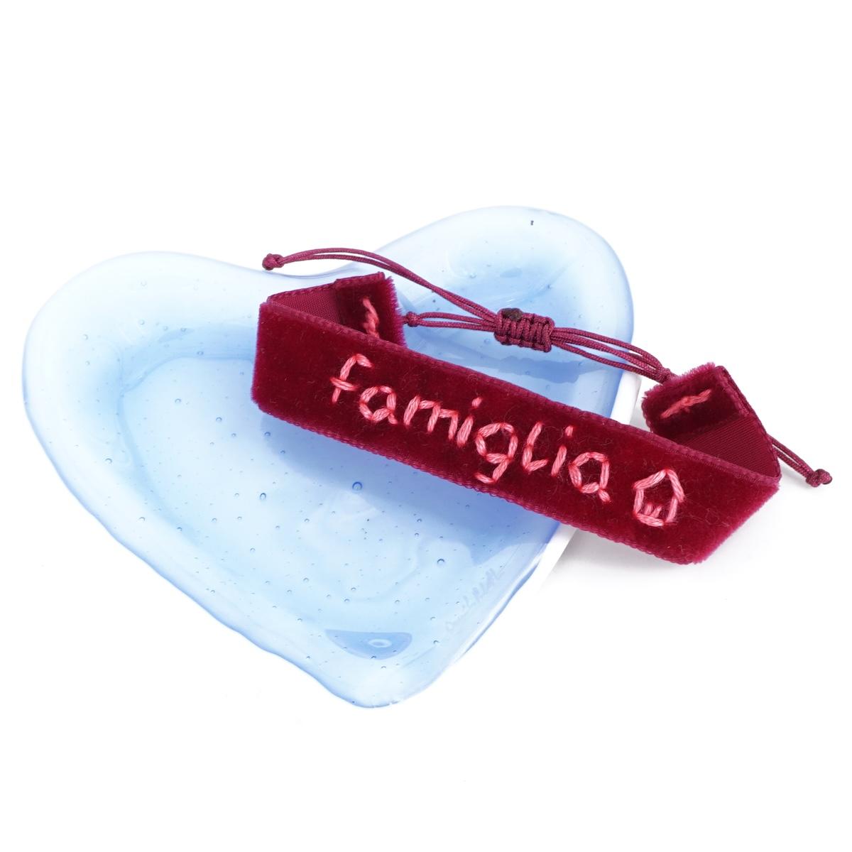 Bracciale in velluto FAMIGLIA BRACCIALE VELLUTO FAMIGLIA NOMADEA 
