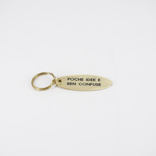 Oval Keychain FEW IDEAS AND VERY CONFUSED