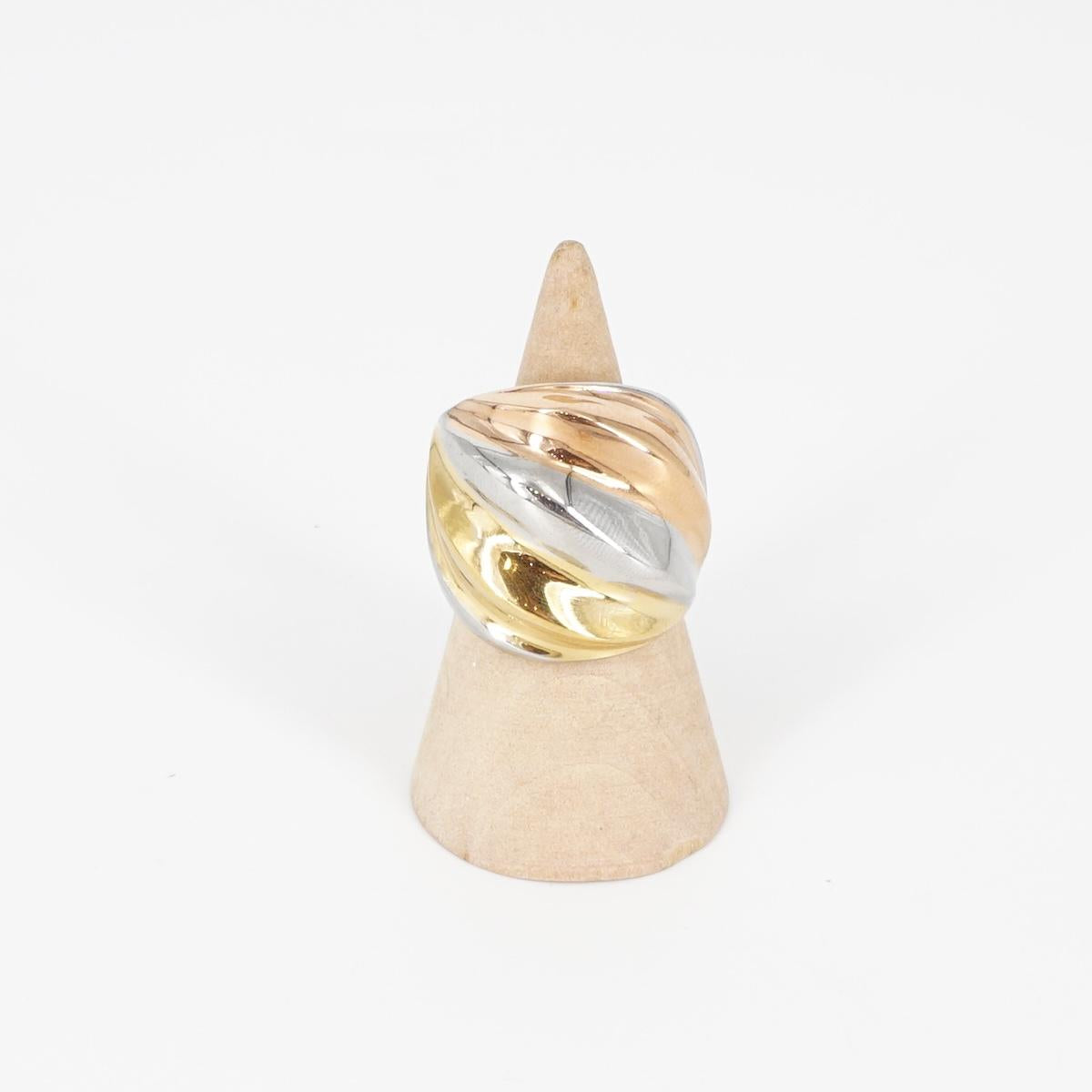 Anello TRE METALLI TORCHON ANELLO TRE METALLI TORCHON SOPHIE GIOIELLI 