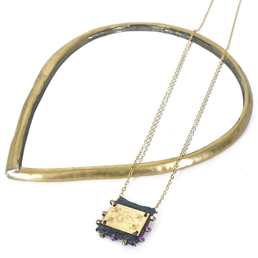 Collana tama con OCCHIO GRIGIO COLLANA TAMA OCCHIO GRIGIO EIKOSITRIA 