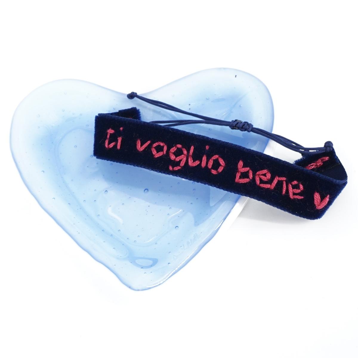 Bracciale in velluto TI VOGLIO BENE BRACCIALE VELLUTO TI VOGLIO BENE NOMADEA 