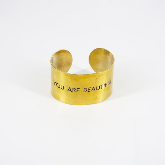 Bracciale fascia alta YOU ARE BEAUTIFUL DON'T CHANGE